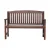 Gardeon 2-Seater Wooden Garden Bench - Durable Fir Wood, 300kg Capacity, Weather-Resistant, Brown Finish, 120cm