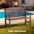 Gardeon 2-Seater Wooden Garden Bench - Durable Fir Wood, 300kg Capacity, Weather-Resistant, Brown Finish, 120cm