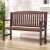Gardeon 2-Seater Wooden Garden Bench - Durable Fir Wood, 300kg Capacity, Weather-Resistant, Brown Finish, 120cm