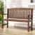 Gardeon 2-Seater Wooden Garden Bench - Durable Fir Wood, 300kg Capacity, Weather-Resistant, Brown Finish, 120cm