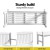 Gardeon 2-Seater Outdoor Wooden Garden Bench - White Fir Wood, Weather-Resistant, 300kg Capacity, Elegant Jali Design