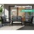 Gardeon 4-Piece Rattan Outdoor Sofa Set with UV-Resistant Wicker, Steel Frame, Cushions, and Tempered Glass Table