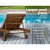 Gardeon 2x Wooden Sun Lounger with Wheels - Adjustable Fir Wood Day Bed, UV-Resistant, White Cushions, 195cm x 68cm x Gardeon 2x Wooden Sun Lounger with Wheels - Adjustable Fir Wood Day Bed, UV-Resistant, White Cushions, 195cm x 68cm x
