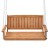 Gardeon Wooden Porch Swing Chair, 2-Seater, Teak Finish, 300kg Capacity, Indoor/Outdoor Use, Easy Assembly, 119x65x55cm