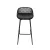 Gardeon 2PC Outdoor Bar Stools - UV-Resistant Polypropylene Seat, Metal Frame, Adjustable Feet, 100cm Height, Black
