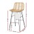 Gardeon 2 Piece Outdoor Wicker Bar Stools - Stylish UV-Resistant Dining Chairs with Steel Frame, 92cm Height