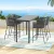 Gardeon 5-Piece Outdoor Bar Set | Handwoven Rope Chairs & Powder-Coated Steel Table | Water-Resistant Cushions | Seats 4