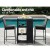 Gardeon 3-Piece Outdoor Bar Set: Wicker Table & Chairs with Cushions, Tempered Glass Top, Weather-Resistant Frame Gardeon 3-Piece Outdoor Bar Set: Wicker Table & Chairs with Cushions, Tempered Glass Top, Weather-Resistant Frame