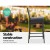Gardeon 5-Piece Outdoor Bar Set - Stylish PE Wicker Design with Tempered Glass Table & Cushions for Patio Dining