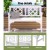 Gardeon White Wooden Garden Bench - 2 Seat Fir Wood Patio Furniture with Lattice Backrest, 250kg Capacity, 102x52x78cm