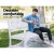 Gardeon 3-Seater White Wooden Garden Bench - Handcrafted Fir Wood, Weather-Resistant, 142x62x88cm, 300kg Capacity