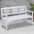 Gardeon 3-Seater White Wooden Garden Bench - Handcrafted Fir Wood, Weather-Resistant, 142x62x88cm, 300kg Capacity