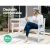 Gardeon 5FT White Wooden Garden Bench, 3-Seater Patio Furniture, Durable Fir Wood, 360kg Capacity, Weather-Resistant Gardeon 5FT White Wooden Garden Bench, 3-Seater Patio Furniture, Durable Fir Wood, 360kg Capacity, Weather-Resistant