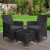 Gardeon 3PC Outdoor Bistro Set - Black Wicker Chairs & Glass Table, Weatherproof, UV-Resistant, Cushioned Comfort Gardeon 3PC Outdoor Bistro Set - Black Wicker Chairs & Glass Table, Weatherproof, UV-Resistant, Cushioned Comfort
