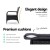 Gardeon 3PC Outdoor Patio Bistro Set - UV-Resistant Wicker, Steel Frame, Glass Table, Cushioned Chairs, Weatherproof