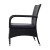 Gardeon 3PC Outdoor Patio Bistro Set - UV-Resistant Wicker, Steel Frame, Glass Table, Cushioned Chairs, Weatherproof