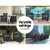 Gardeon Idris 2PC Outdoor Dining Chairs - PE Wicker, Steel Frame, Cushioned Comfort, UV & Weather Resistant, 84cm