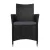 Gardeon Idris 2PC Outdoor Dining Chairs - PE Wicker, Steel Frame, Cushioned Comfort, UV & Weather Resistant, 84cm