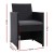 Gardeon Hugo 2PC Outdoor Wicker Dining Chairs, Foldable Backrest, UV-Resistant, Steel Frame, 55x55x86cm