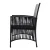 Gardeon 2PC Outdoor Wicker Dining Chairs - UV-Resistant, High-Density Foam Cushions, Powder-Coated Steel Frame