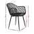 Gardeon 4PC Black Outdoor Dining Chairs, Water & UV-Resistant, PP Frame, Easy Clean, Indoor/Outdoor Use