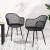 Gardeon 4PC Black Outdoor Dining Chairs, Water & UV-Resistant, PP Frame, Easy Clean, Indoor/Outdoor Use