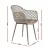 Gardeon 4PC Outdoor Dining Chairs - UV & Water-Resistant PP Lounge, Coffee Colour, Easy Clean, Indoor/Outdoor Use