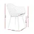 Gardeon 4PC Outdoor Dining Chairs, PP Lounge Patio Furniture, Water & UV-Resistant, 48x44x85CM, White, Easy Assembly