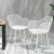 Gardeon 4PC Outdoor Dining Chairs, PP Lounge Patio Furniture, Water & UV-Resistant, 48x44x85CM, White, Easy Assembly