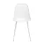 Gardeon 4PC White Outdoor Dining Chairs - UV & Weather-Resistant PP Frame, Metal Legs, 45x46x85cm, Indoor/Outdoor Use