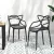 Gardeon Stackable Outdoor Dining Chairs - 4PC Set, Lightweight & UV-Resistant, Black Polypropylene, No Assembly Needed