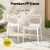 Gardeon 4PC Stackable Outdoor Dining Chairs, Lightweight PP Frame, Water & UV Resistant, Easy Clean, No Assembly