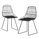 Gardeon 2PC Outdoor Dining Chairs - Steel Frame, High-Back Design, Weather-Resistant, Easy Assembly, 150KG Capacity