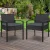 Gardeon 2PC Outdoor Dining Chairs - Stylish PE Wicker, High-Density Cushions, UV-Resistant, Powder-Coated Steel Frame
