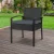Gardeon Outdoor Wicker Chair - Stylish Indoor/Outdoor Patio Furniture with Cushions, UV & Weather-Resistant, Black/Grey