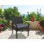 Gardeon Outdoor Wicker Chair - Stylish Indoor/Outdoor Patio Furniture with Cushions, UV & Weather-Resistant, Black/Grey