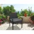 Gardeon Outdoor Wicker Chair - Stylish Indoor/Outdoor Patio Furniture with Cushions, UV & Weather-Resistant, Black/Grey