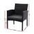Gardeon Ezra Outdoor Dining Chairs - 2PC Patio Furniture Set, Weatherproof PE Wicker, Steel Frame, High-Density Cushions