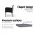 Gardeon Ezra Outdoor Dining Chairs - 2PC Patio Furniture Set, Weatherproof PE Wicker, Steel Frame, High-Density Cushions