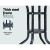 Gardeon 3PC Outdoor Bistro Set with Wicker Chairs, Glass Table, Cushions, UV Resistant, Parasol Hole, Easy Assembly