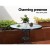 Gardeon 3PC Outdoor Bistro Set with Wicker Chairs, Glass Table, Cushions, UV Resistant, Parasol Hole, Easy Assembly
