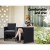 Gardeon 3PC Bistro Set - Rattan Outdoor Furniture with Cushions, Steel Frame, Tempered Glass Table, UV-Resistant Wicker