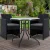 Gardeon 3PC Bistro Set - Rattan Outdoor Furniture with Cushions, Steel Frame, Tempered Glass Table, UV-Resistant Wicker