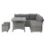 Gardeon 8-Seater Wicker Outdoor Dining Set with Steel Frame, UV-Resistant Cushions, Customisable Layout & Storage Table