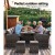 Gardeon 8-Seater Wicker Outdoor Dining Set with Steel Frame, UV-Resistant Cushions, Customisable Layout & Storage Table