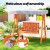 Gardeon 2-Seater Wooden Swing Chair with Adjustable Canopy, Fir Wood Frame, Water-Resistant Cushions, 250kg Capacity Gardeon 2-Seater Wooden Swing Chair with Adjustable Canopy, Fir Wood Frame, Water-Resistant Cushions, 250kg Capacity