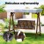 Gardeon 3-Seater Wooden Garden Swing Chair with Adjustable Canopy, Weather-Resistant Fir Wood & Removable Cushions