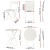 Gardeon 3PC Outdoor Bistro Set - Steel, Powder-Coated, Foldable, Weather-Resistant, White, No Assembly Required