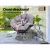 Gardeon Papasan Chair: 360° Rotatable, UV-Resistant PE Wicker, 10cm Cushion, Steel Frame, Indoor/Outdoor, Grey