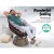 Gardeon Outdoor Papasan Chair & Wicker Table Set, Brown - Rotatable, UV-Resistant, Indoor/Outdoor, 10cm Cushion
